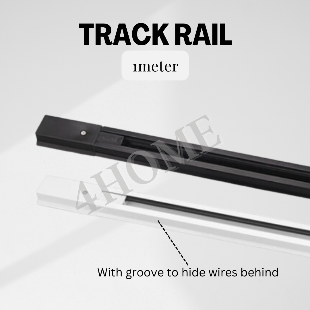 Minimalist Adjustable Track Round Cylindrical Spotlight LED 10W 3000K 4000K 4HOME SINGAPORE - 4HOME