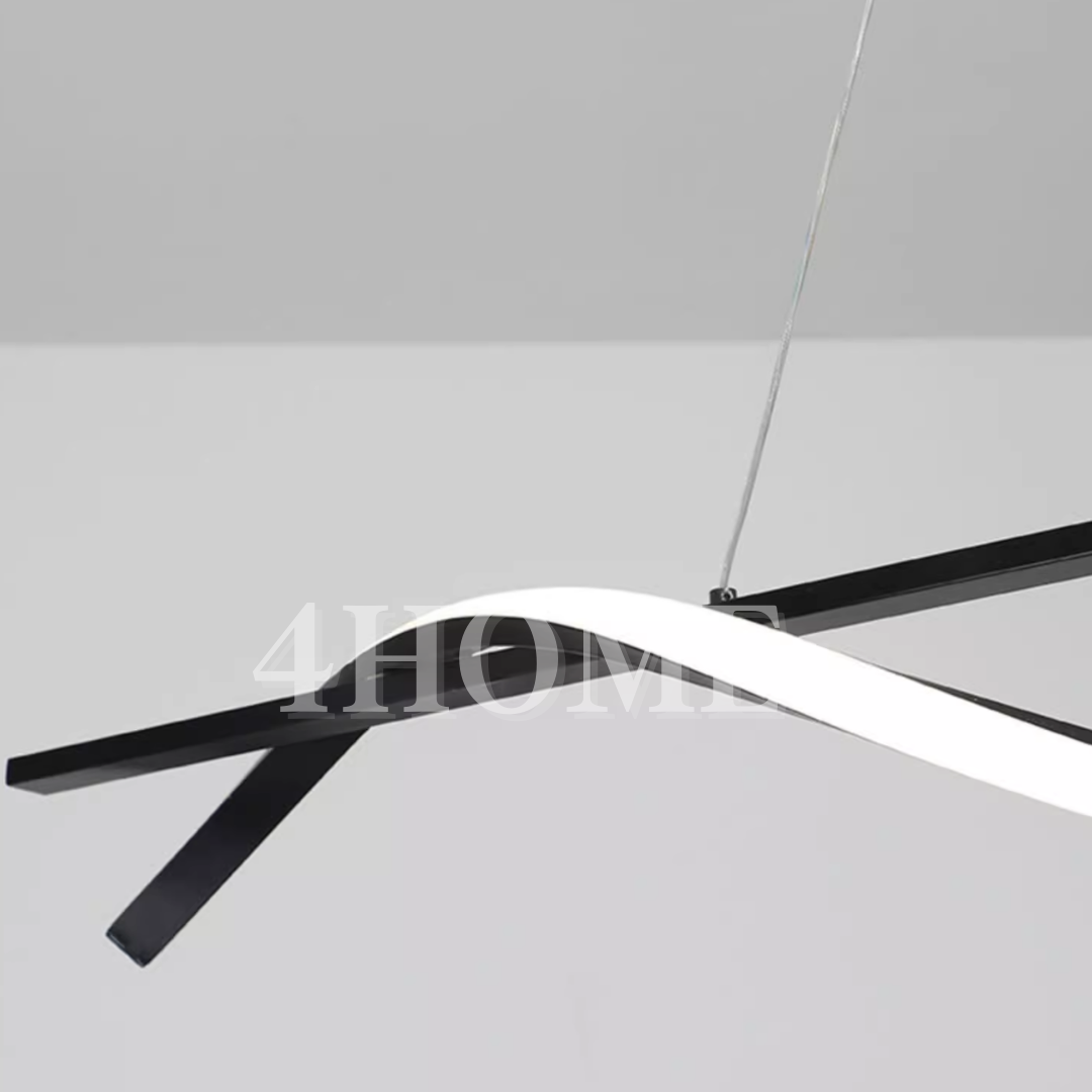 Premium Modern Single Wavy Twist long Pendant Light for Dining Island (Copy) 4HOME SINGAPORE - 4HOME