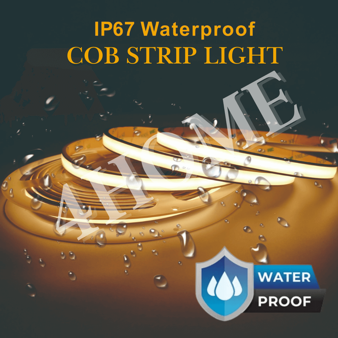 IP67 COB LED Strip Light 5meters High Density Waterproof Flexible DC24V 480LEDs/m 4HOME SINGAPORE - 4HOME