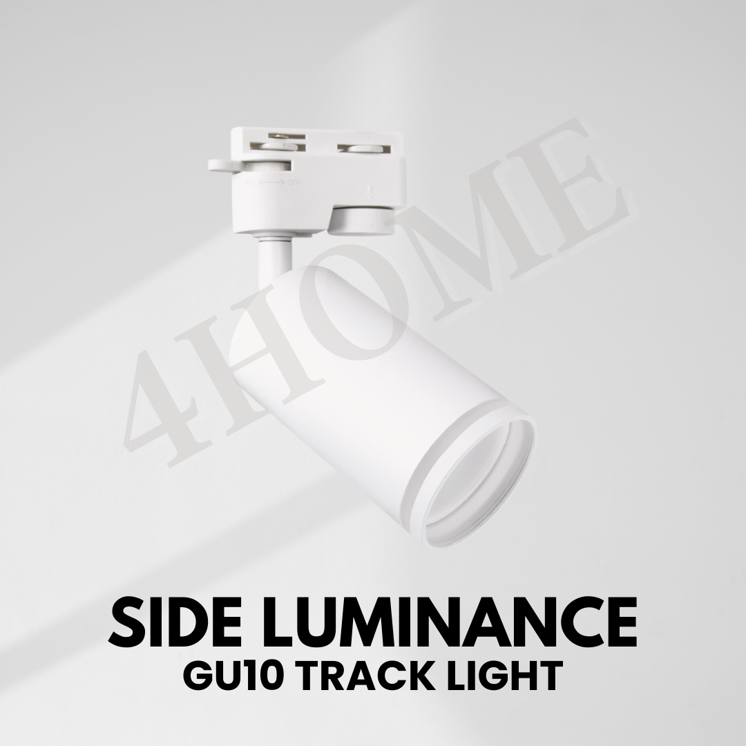 Modern Monochromatic Side Light Luminance GU10 Track Holder Track Light 4HOME SINGAPORE - 4HOME