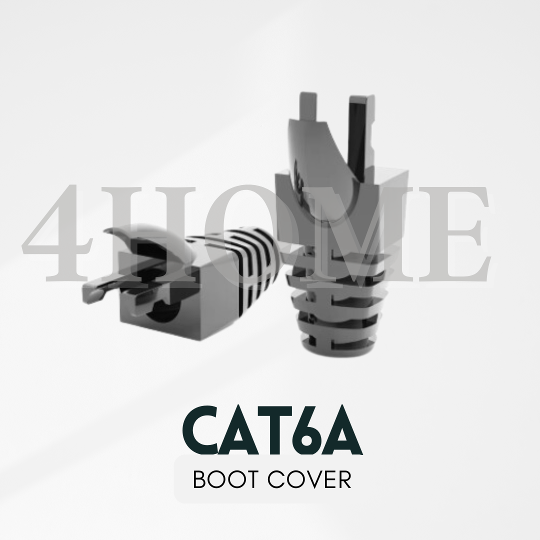 CAT6 CAT6A RJ45 Modular Plug and Boot Cover for Data Cable 4HOME SINGAPORE - 4HOME