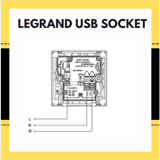Legrand Belanko S 13A Socket with USB 4HOME SINGAPORE - 4HOME