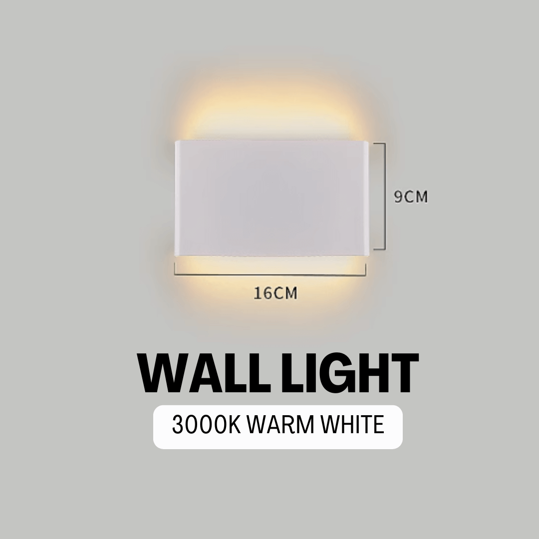 Nordic Slim Wall Light Black White Mocha Minimalist Bedside Staircase Lighting 4HOME SINGAPORE - 4HOME