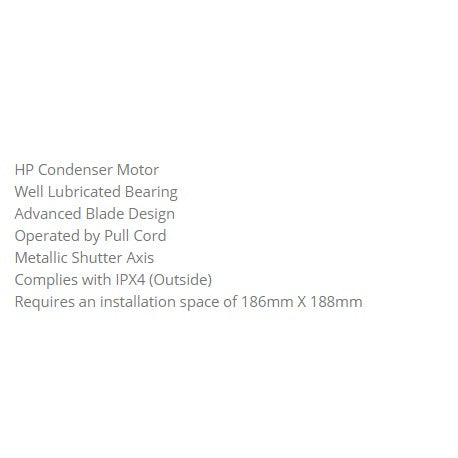KDK 15WUD Exhaust Fan Window Mount Ventilating Fan Ventilation Glass 15 WUD 4HOME SINGAPORE - 4HOME