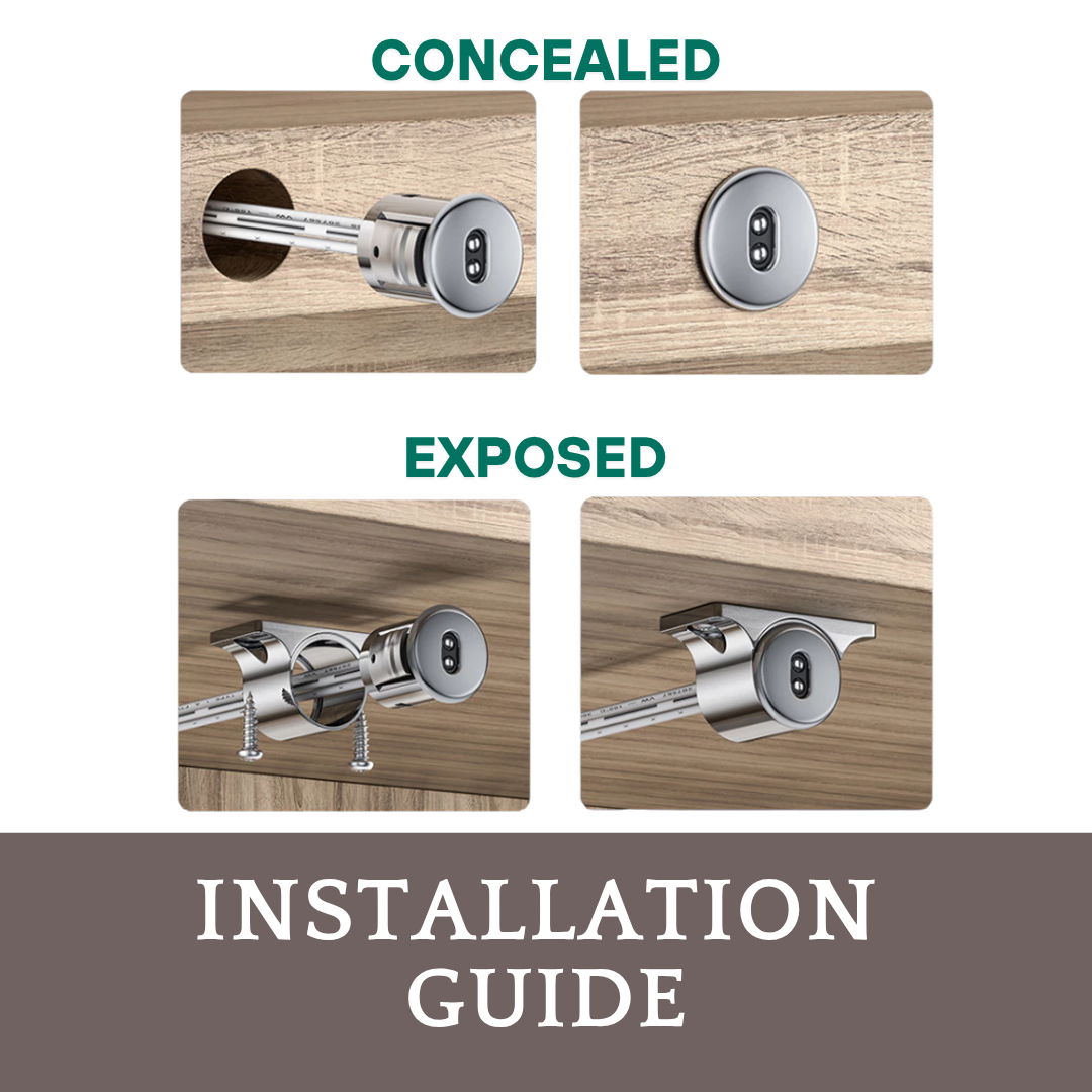 DC 12V 24V Cabinet Wardrobe Door LED Strip Light Sensor Single Double Head Control Switch for Cabinet Open Close Door 4HOME