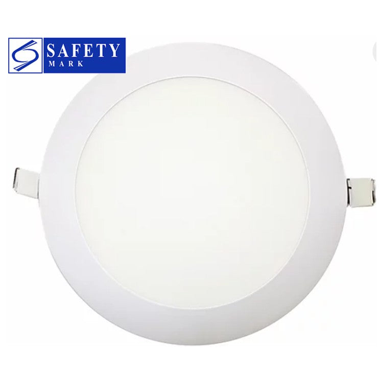 LED Downlight Panel Round 9W 12W Singapore Safety Mark Recessed Panel Ceiling Light 4HOME SINGAPORE - 4HOME