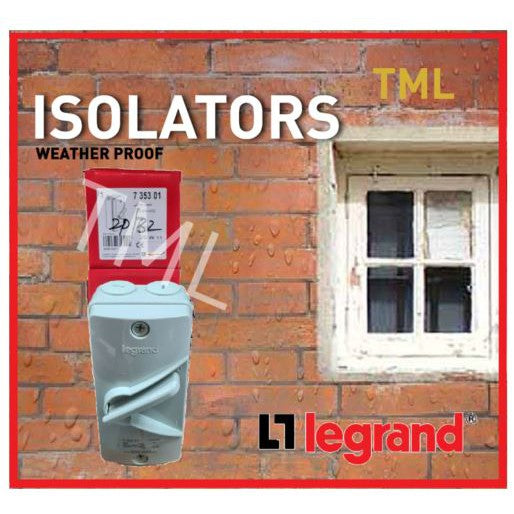 Legrand Isolator 2Pole 2P 20A 32A IP66 Weatherproof Weather proof Waterproof 4HOME SINGAPORE - 4HOME