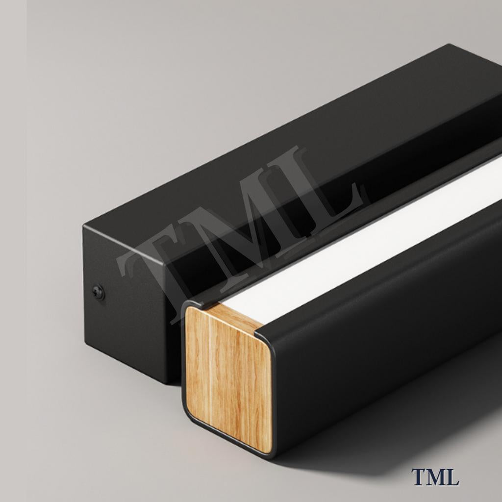 Premium Black Wood Scandinavian Nordic Wall Light Rotatable 4HOME SINGAPORE - 4HOME