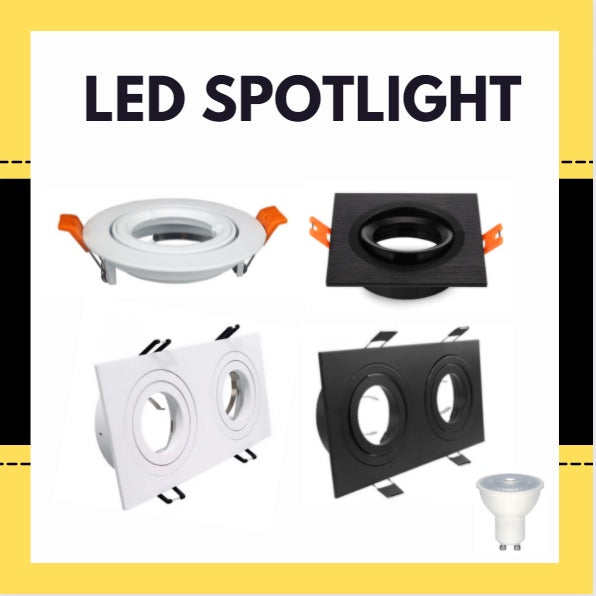 Rotatable LED Spotlight Recessed Downlight Spotlight 7W 600lm 4HOME SINGAPORE - 4HOME