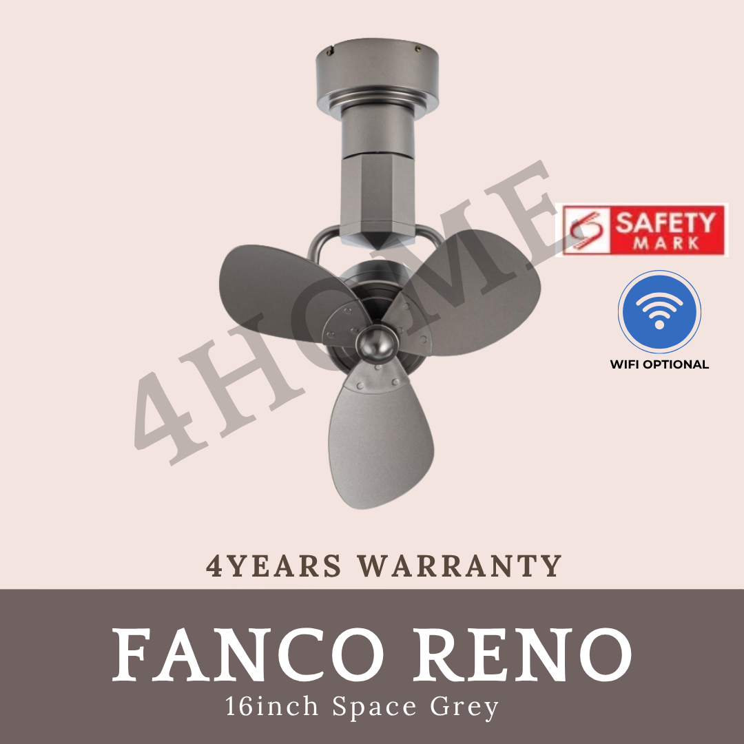 Fanco Reno Space Grey Corner Fan