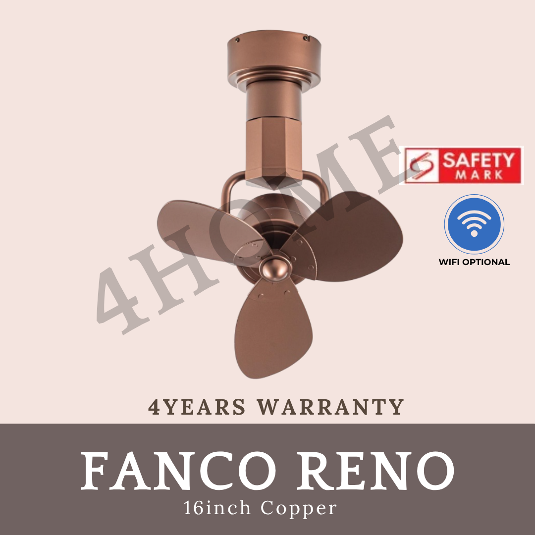 Fanco Reno Copper Bronze Corner Fan