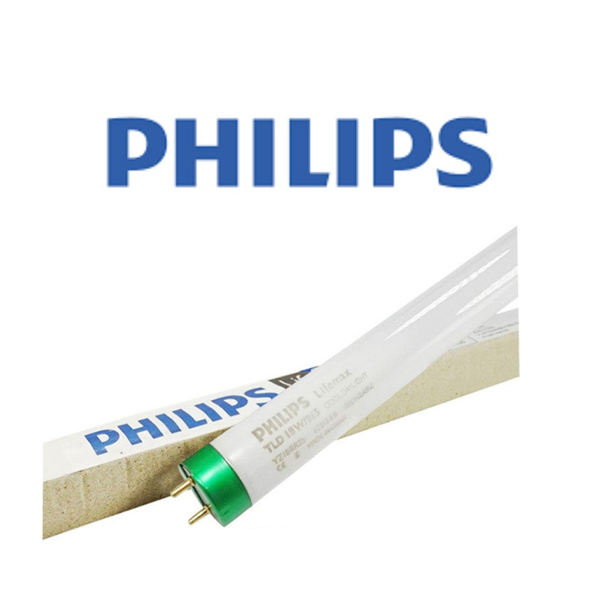 Philips Brightboost TL-D TLD 18W 36W 830 840 865 T8 Fluorescent Light Tube 4HOME SINGAPORE - 4HOME