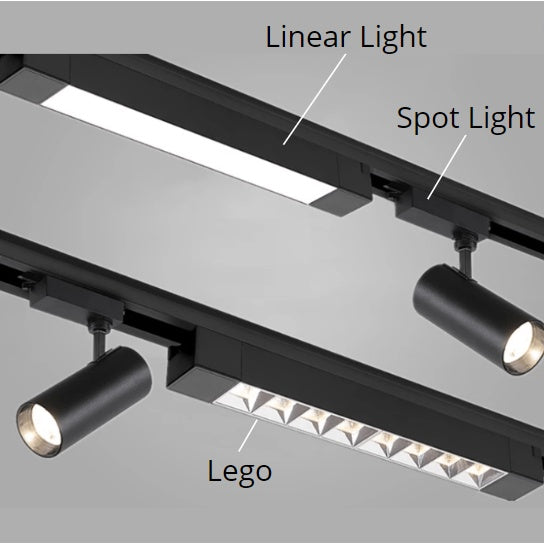 Linear Track Light Flood Light Diffuser Plug and Play 20W 4HOME SINGAPORE - 4HOME
