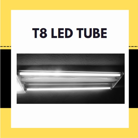 NEA Approved T8 LED Light Tube 2ft 8W 4ft 24W 30W Double Sided Double Ended 4HOME SINGAPORE - 4HOME