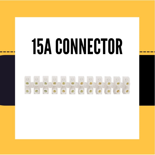 15A PVC Wire Connector Screw Type Block Terminal 4HOME SINGAPORE - 4HOME