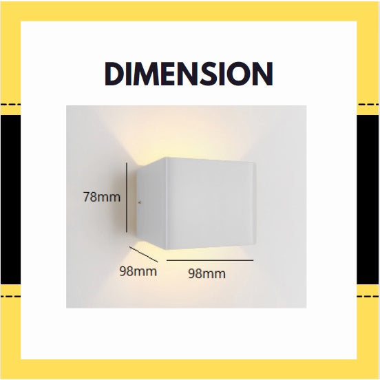 Nordic Wall Light 5W Minimalist Bedside Staircase Lighting 4HOME SINGAPORE - 4HOME