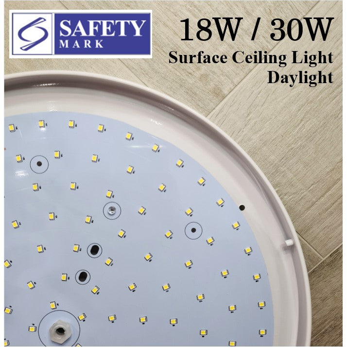 4HOME SINGAPORE LED Ceiling Light Dimmable Glittering Effect SG Safety Mark 18W 36W Shimmering Surface Panel Dimmable Daylight - 4HOME