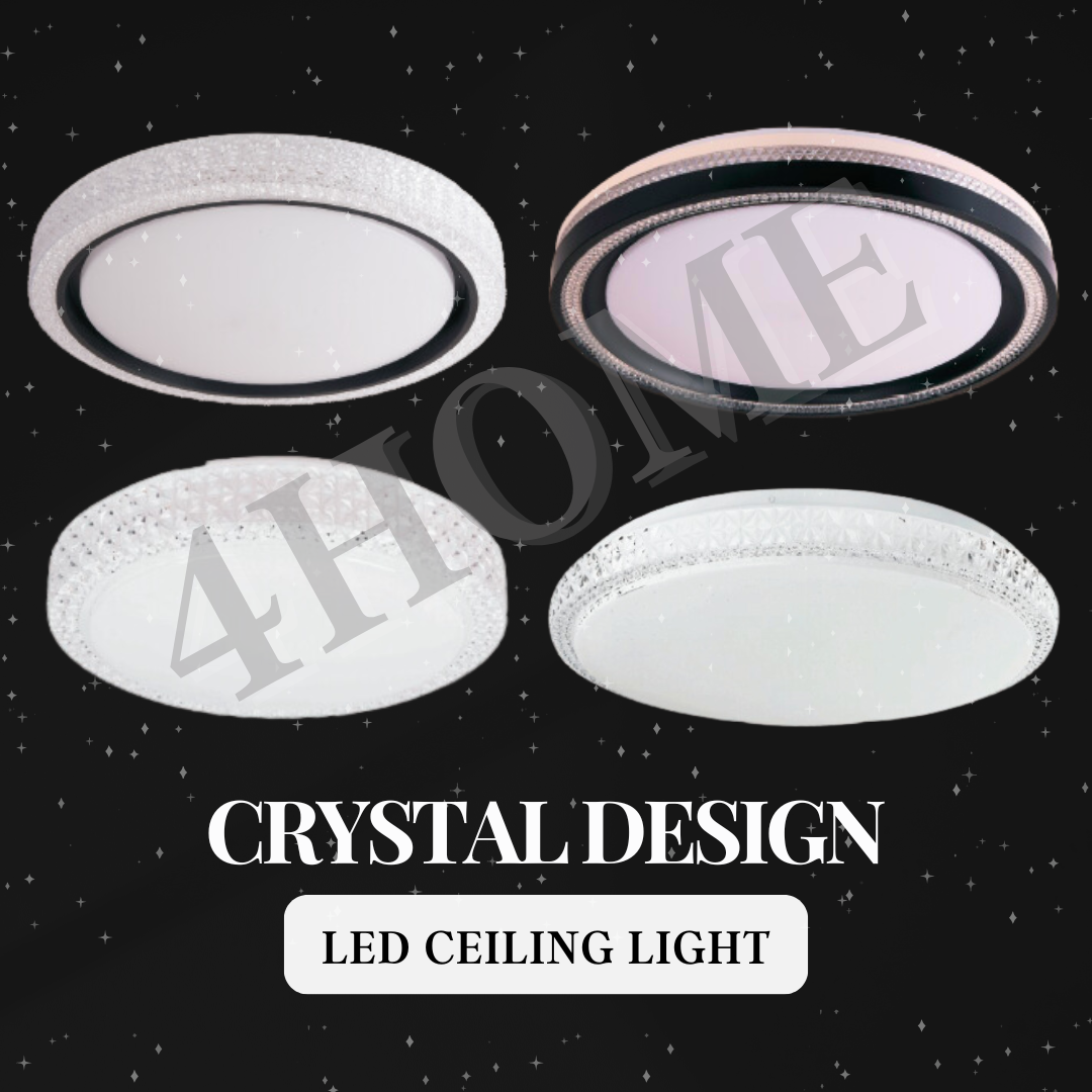 Premium Luxurious Crystal Design LED Light Twist & Turn Bedroom Living Room Kitchen 4HOME SINGAPORE - 4HOME