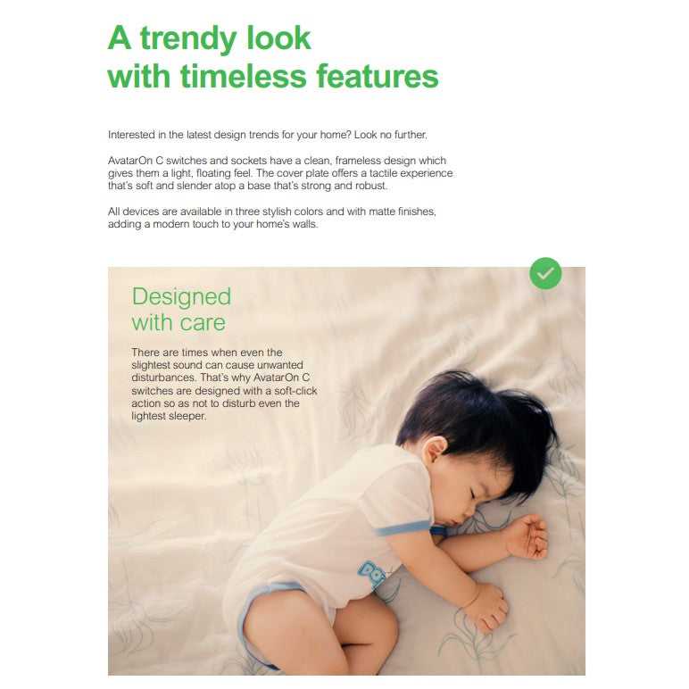 Schneider Avataron C 13A Single Socket with USB (Wine Gold, Dark Grey, White) 4HOME SINGAPORE - 4HOME