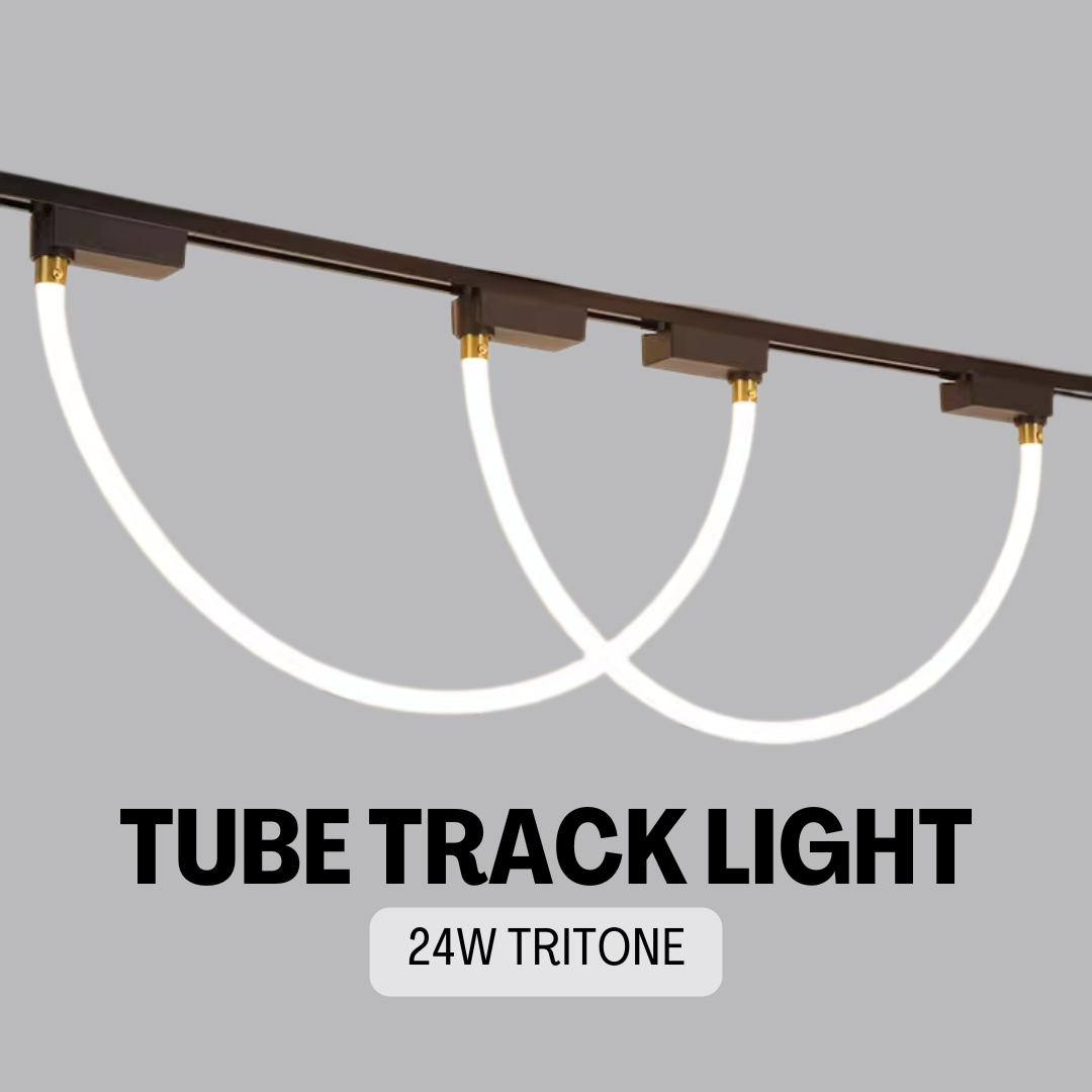 Premium Halo Tube Track Light for Track Rail 24W Tritone Ultra Bright 4HOME Singapore - 4HOME