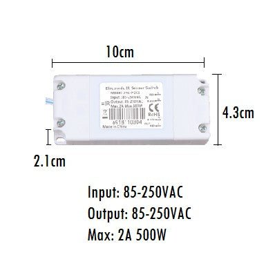 4HOME SINGAPORE Electronic IR Proximity Sensor Hand Wave Sensor Switch - 4HOME