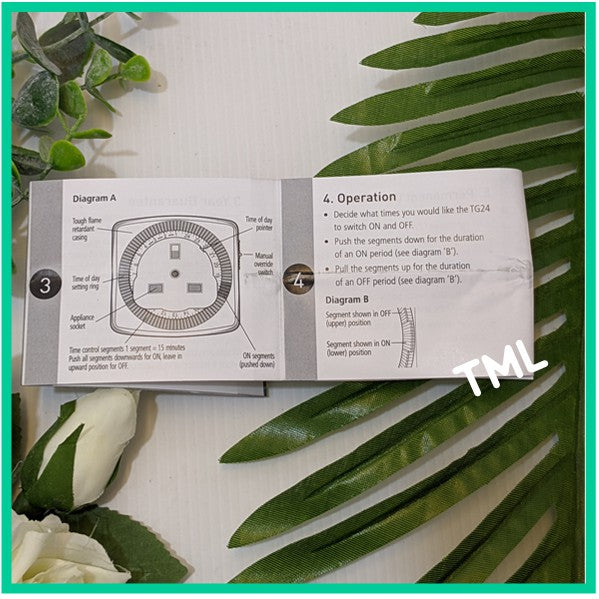 Germany theben 24HR Segment Timer Switch 240V AC 13A 4HOME SINGAPORE - 4HOME