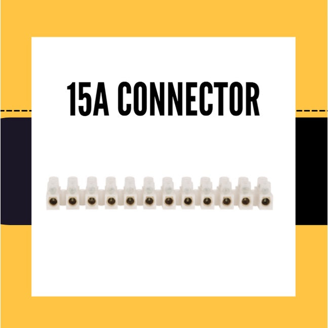 15A PVC Wire Connector Screw Type Block Terminal 4HOME SINGAPORE - 4HOME