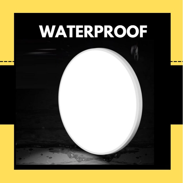 4HOME SINGAPORE 36W 60W Ultra Slim Minimal LED Ceiling Light Daylight Black White Humidity Dust Insect Proof - 4HOME