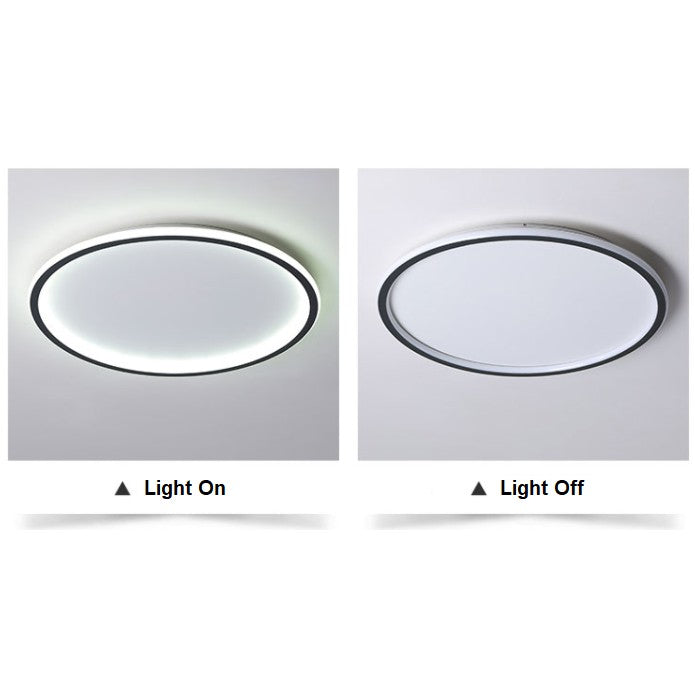 Halo Modern Designer LED Ceiling Light Tri-tone 36W 24W 4HOME SINGAPORE - 4HOME