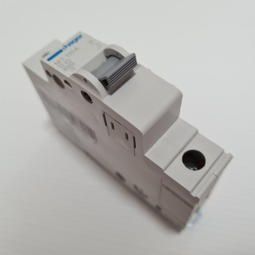 Hager 1P Single Pole MCB Type B MT110A MT116A MT120A MT132A MT140A 4HOME SINGAPORE - 4HOME