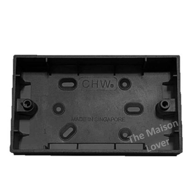 Legrand Galion Mallia Jovia Compatible Surface Mounting Box Black Silver Champagne Rose Gold Switch Socket Base 4HOME SINGAPORE - 4HOME