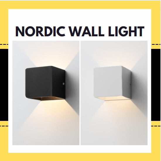 Nordic Wall Light 5W Minimalist Bedside Staircase Lighting 4HOME SINGAPORE - 4HOME