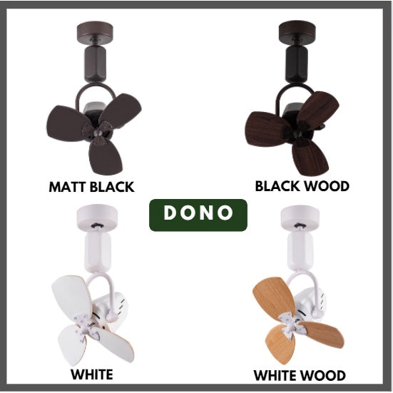 Fanco Corner Wall Fan DONO NANO VINO ceiling fan 4HOME SINGAPORE - 4HOME