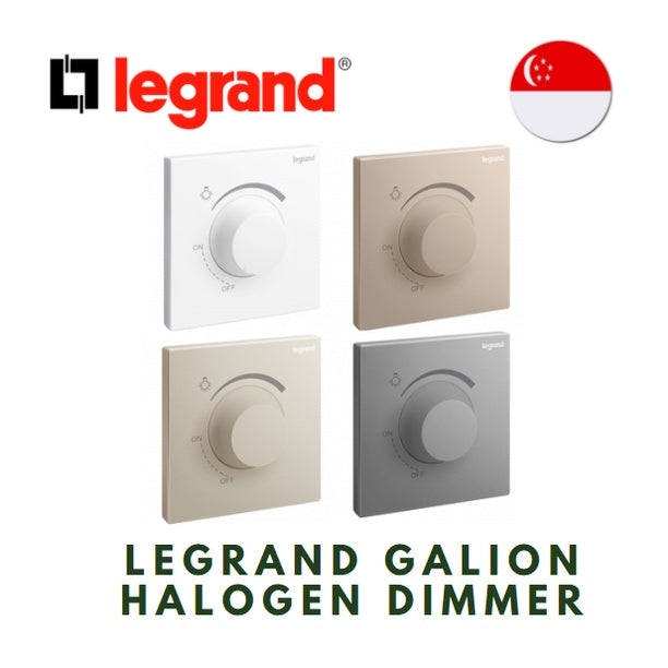 Legrand Galion Dimmer for Lighting LED Halogen 2 824 19 2 824 20 4HOME SINGAPORE - 4HOME