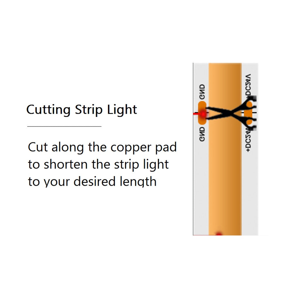 24V COB LED Striplight Strip Light 5meters Extra Bright Improved Version 4HOME SINGAPORE - 4HOME