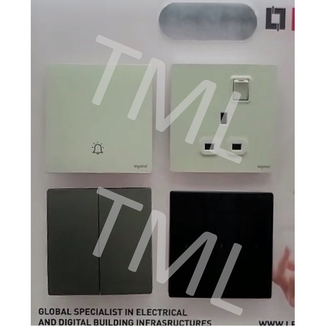 Legrand Mallia Senses Switch Socket Designer Matt Black Silver Champagne 4HOME SINGAPORE - 4HOME