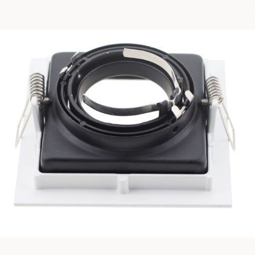 Premium Monochromatic LED Recessed Spotlight GU10 Casing Holder Eyeball Black White 4HOME SINGAPORE - 4HOME