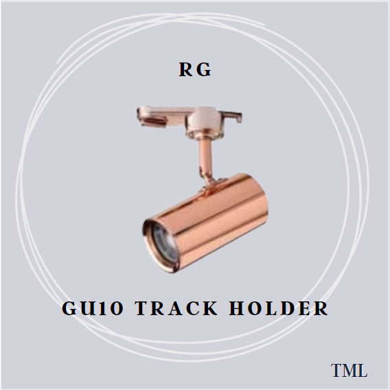 Modern Rose Gold White Black GU10 Track Light Holder 4HOME SINGAPORE - 4HOME