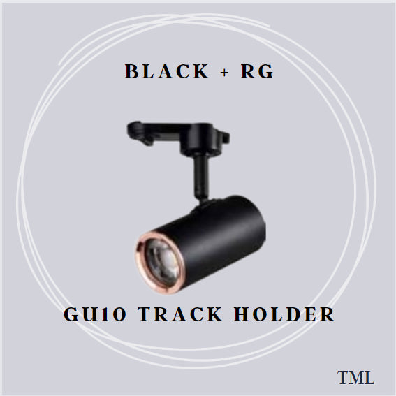 Modern Rose Gold White Black GU10 Track Light Holder 4HOME SINGAPORE - 4HOME