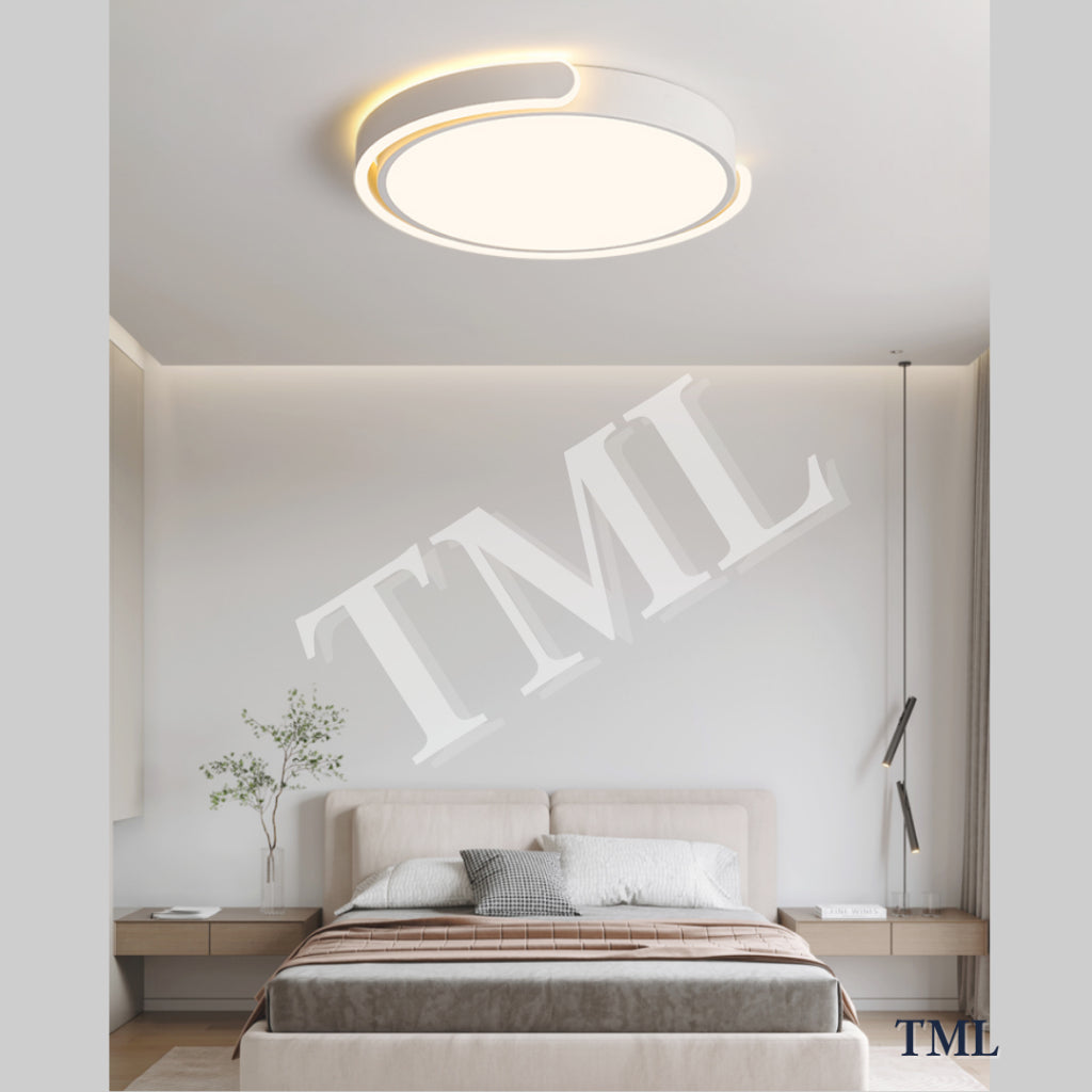Premium LUX Aurora Ceiling Light with Side Luminance Bedroom Living Room Kitchen 4HOME SINGAPORE - 4HOME