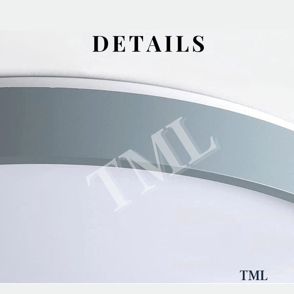 Premium Space Grey Minimalist LED Ceiling Light 36W 96W Hamburger 4HOME SINGAPORE - 4HOME