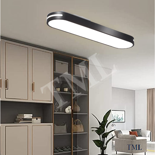 Nordic Rectangular Linear Pod Led Ceiling Light 24W 32W Corridor Balcony Service Yard Bathroom 4HOME SINGAPORE - 4HOME