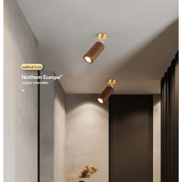 Premium Japanese Wood Spotlight Wall Light Bedside 7W Tri-tone 4HOME SINGAPORE - 4HOME