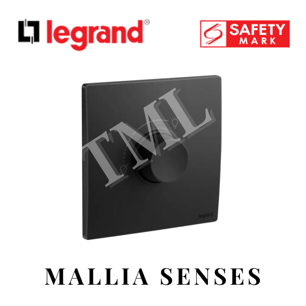 Legrand Mallia Senses Rotary dimmer - RLC+LED for Lighting 4HOME SINGAPORE - 4HOME