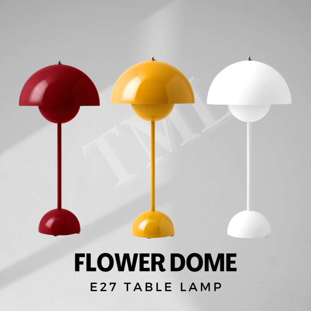 Modern Flowerpot Table Lamp E27 Bedside Lamp Mushroom Smart 4HOME SINGAPORE - 4HOME