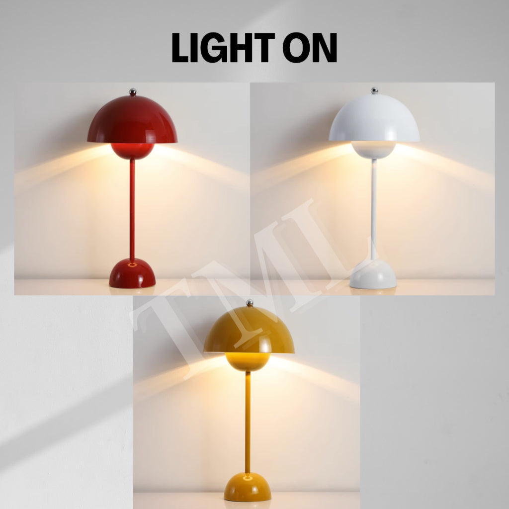 Modern Flowerpot Table Lamp E27 Bedside Lamp Mushroom Smart 4HOME SINGAPORE - 4HOME