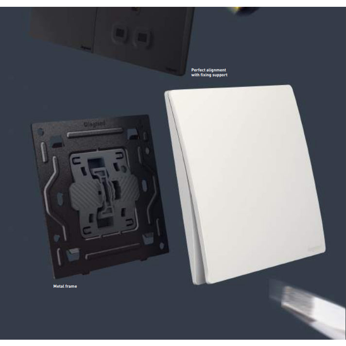 Legrand Mallia Senses Switch Socket Designer Dark Bronze 4HOME SINGAPORE - 4HOME