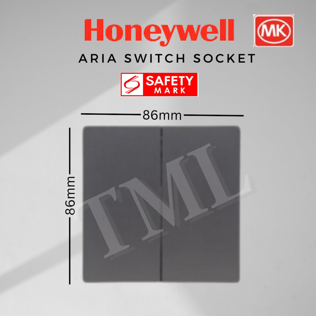 Honeywell MK Aria Switch and Socket Black White Grey Rose Gold 4HOME SINGAPORE - 4HOME