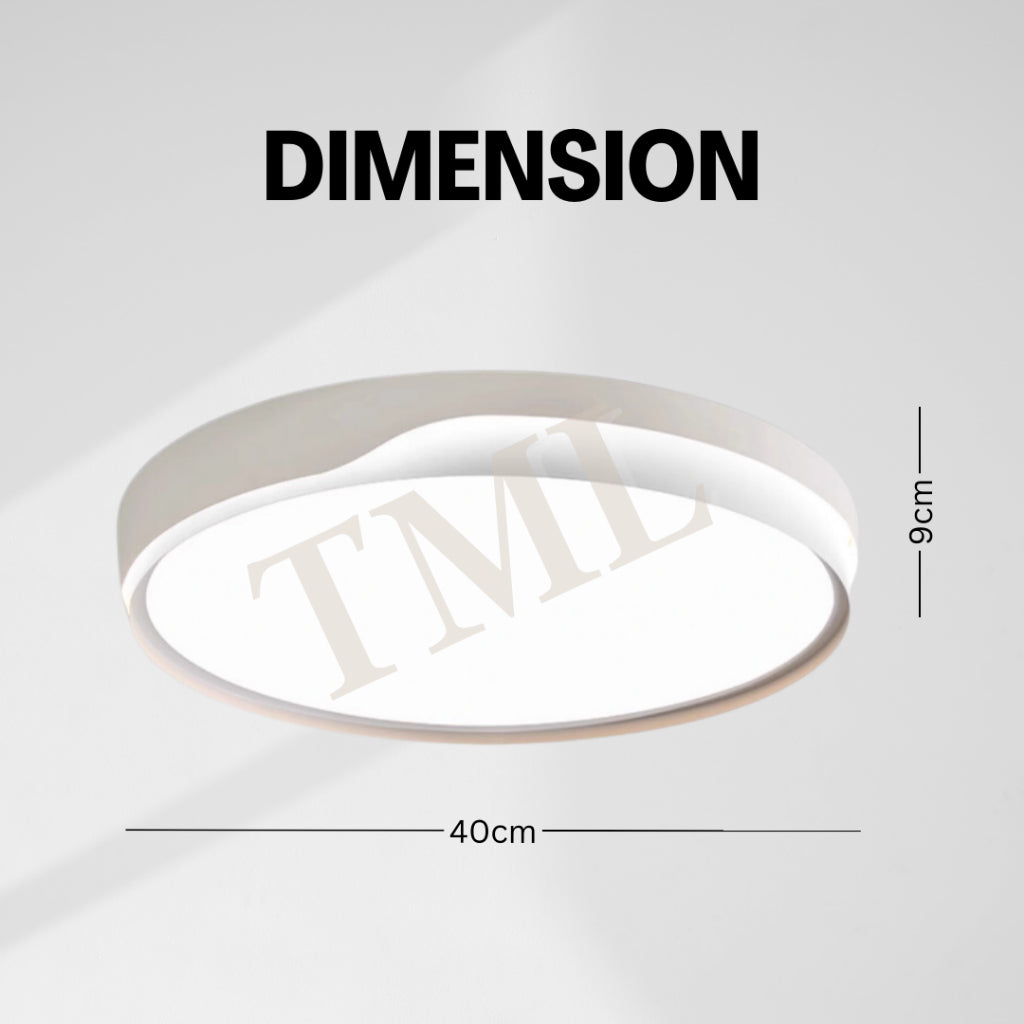Premium LUX Slope White LED Ceiling Light Tritone Bedroom Living Room Kitchen 4HOME SINGAPORE - 4HOME