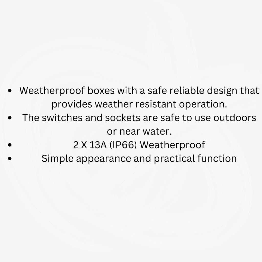T&J IP66 Single Socket Double Socket Outdoor Weatherproof Enclosure 4HOME SINGAPORE - 4HOME